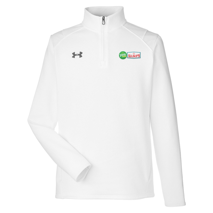 Dual Branded Under Armour Men's Hustle Quarter-Zip Pullover Sweatshirt